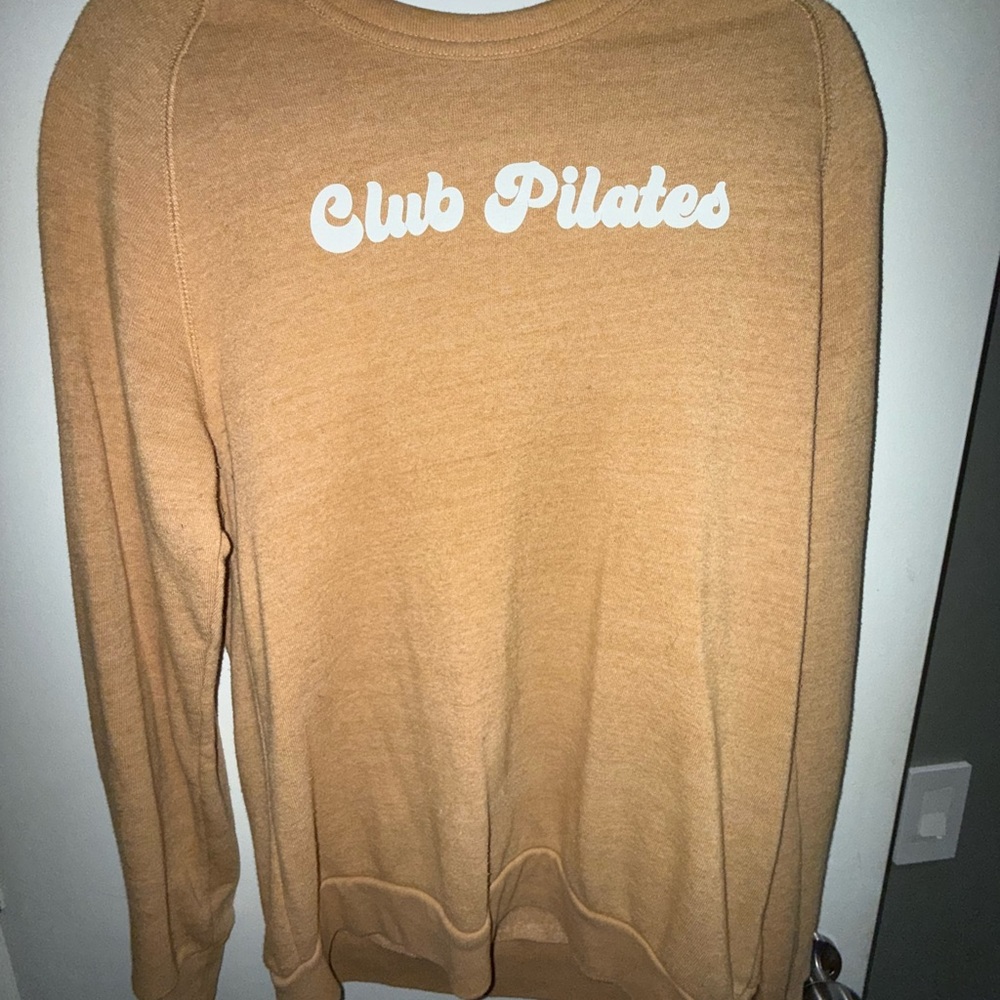 Club Pilates Tan Sweatshirt